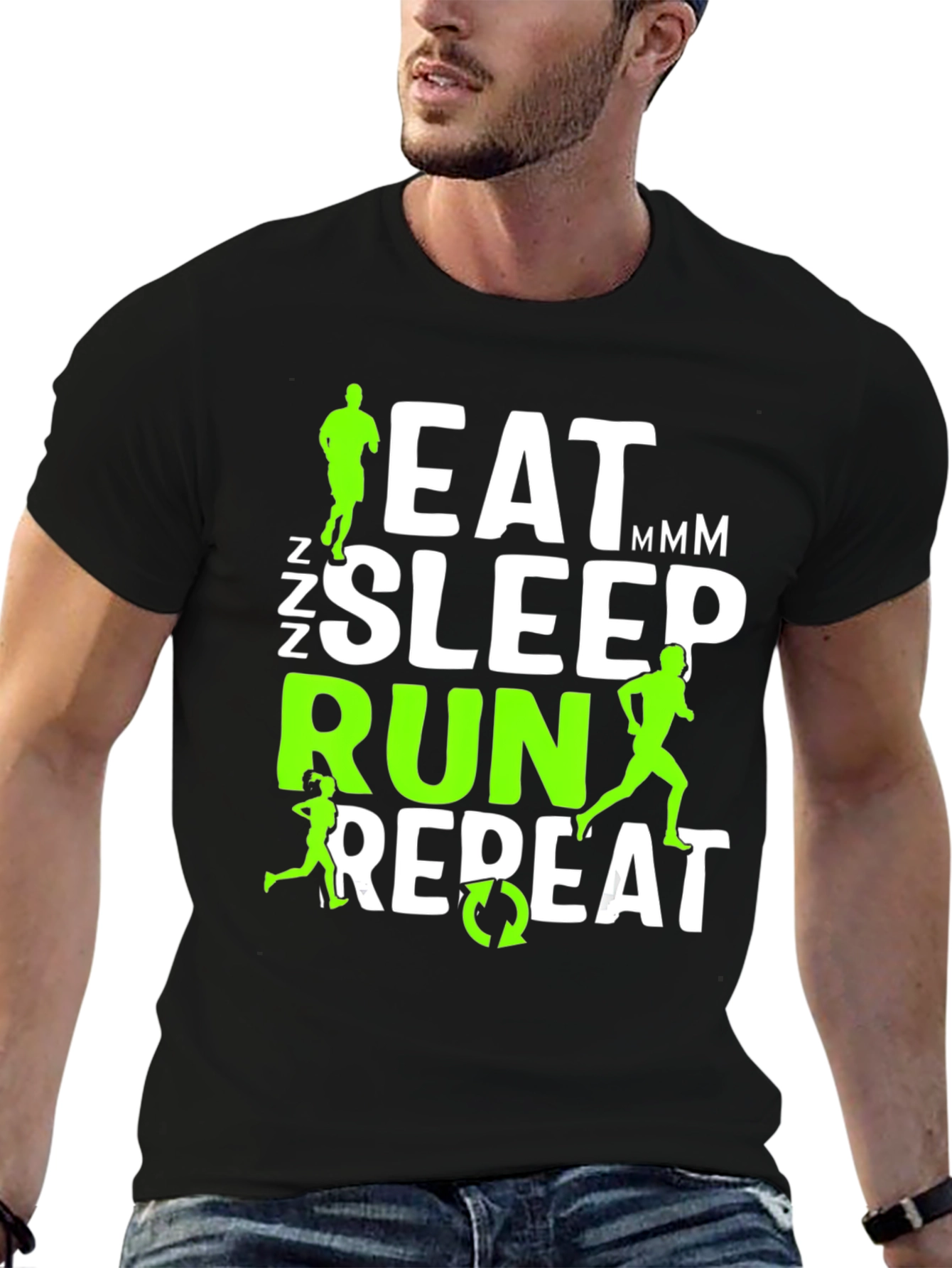 Eat Sleep Run Repeat T-Shirt - Runners Gift