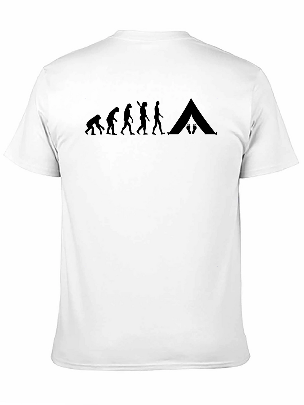 Evolution of Camping Black T-Shirt