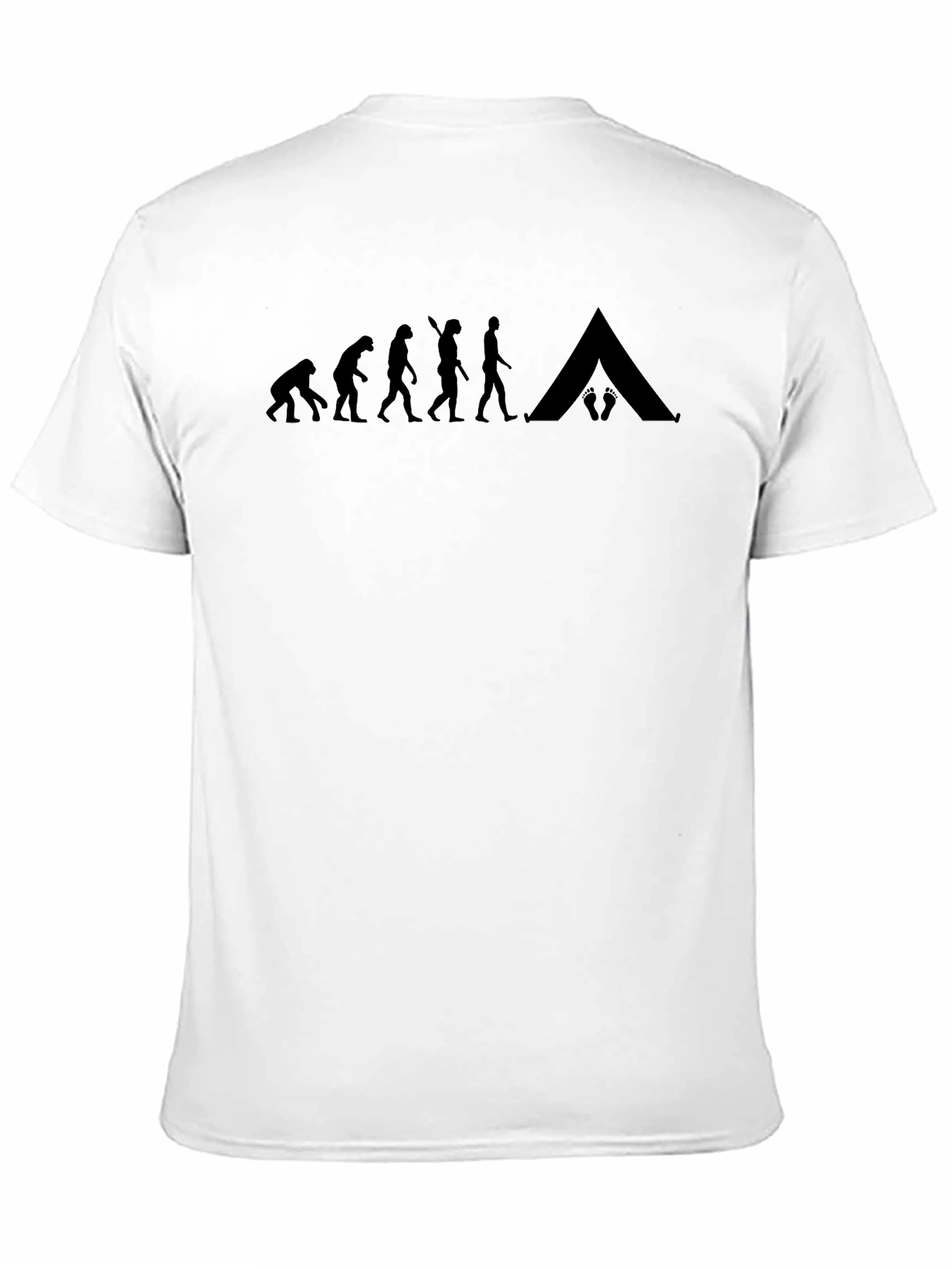 Evolution of Camping Black T-Shirt