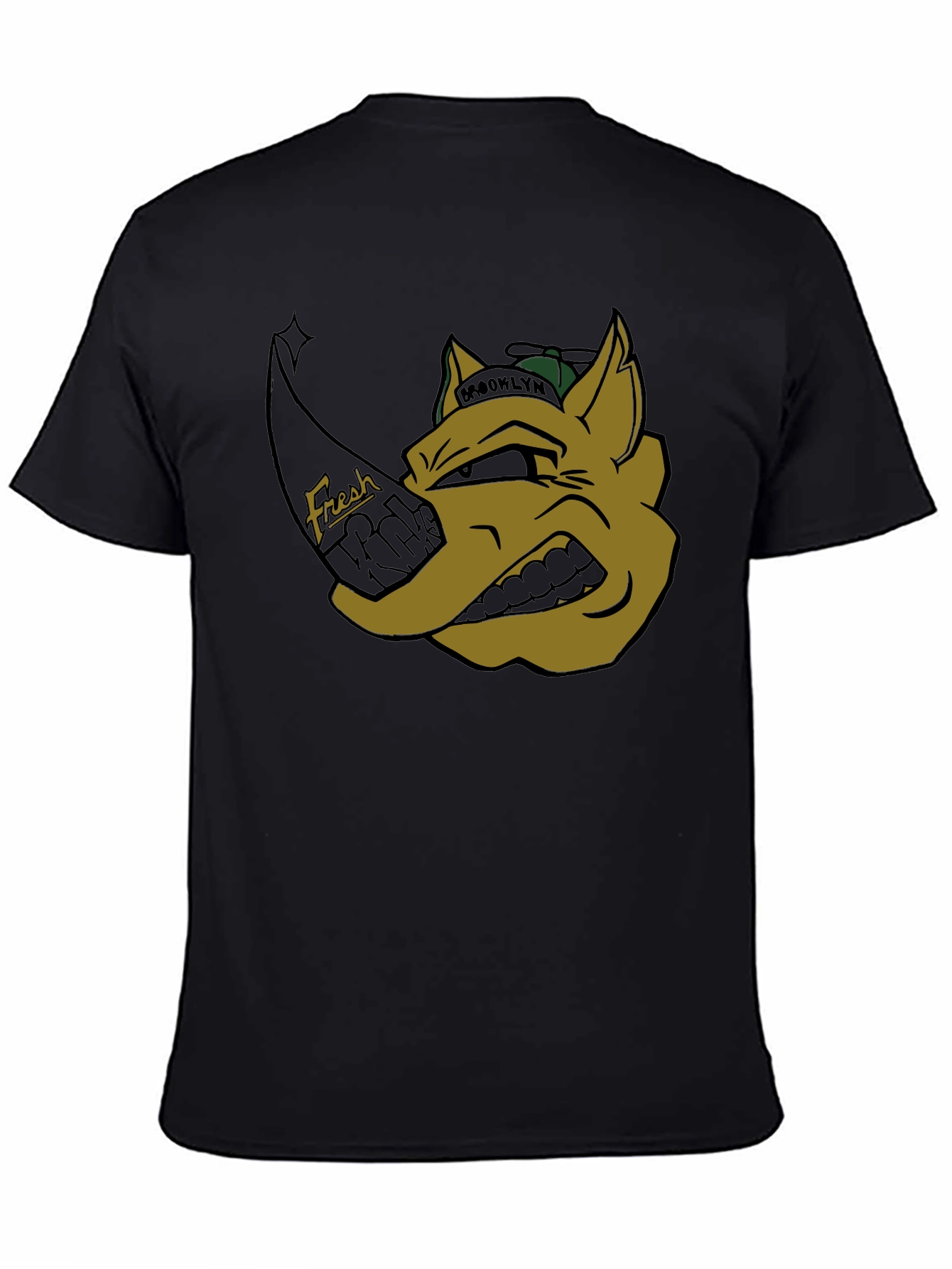 Black Graphic Tee - Fresh Kicks Rhino