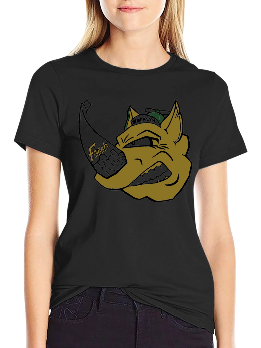 Black Graphic Tee - Fresh Kicks Rhino