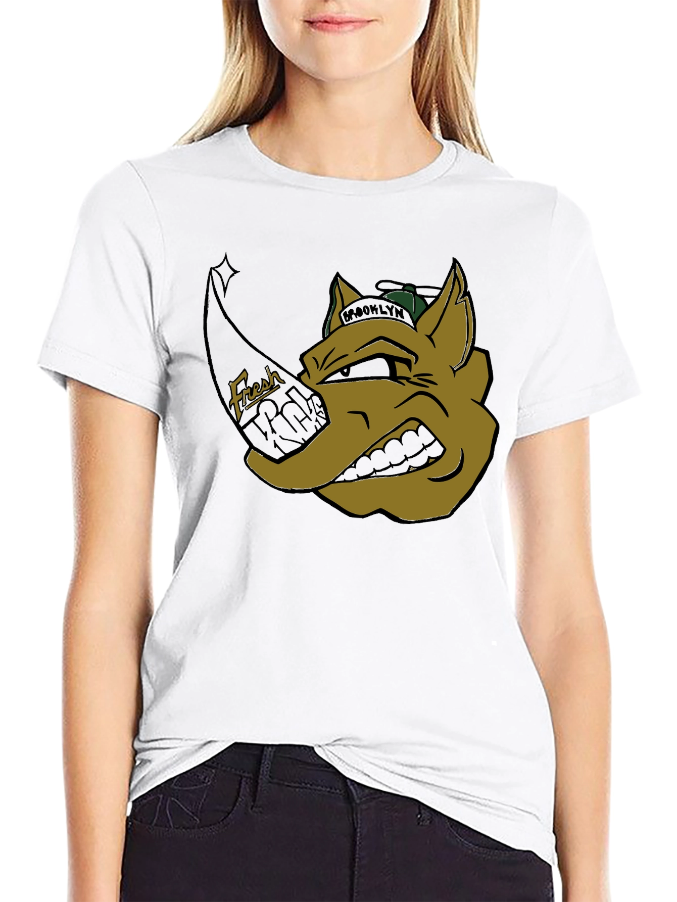 Black Graphic Tee - Fresh Kicks Rhino