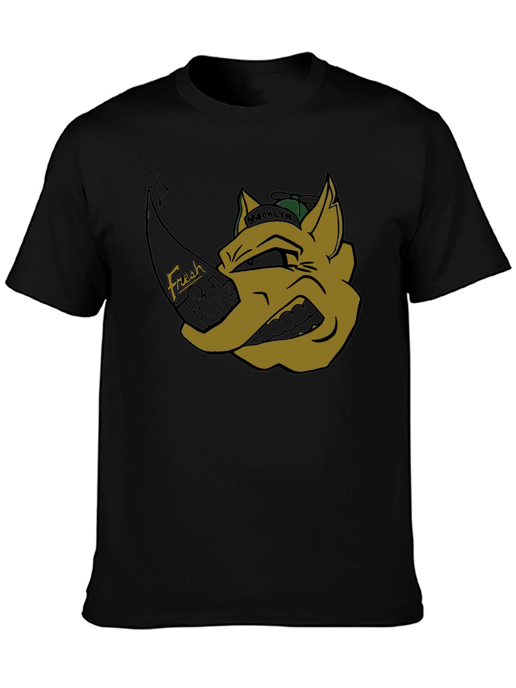 Black Graphic Tee - Fresh Kicks Rhino