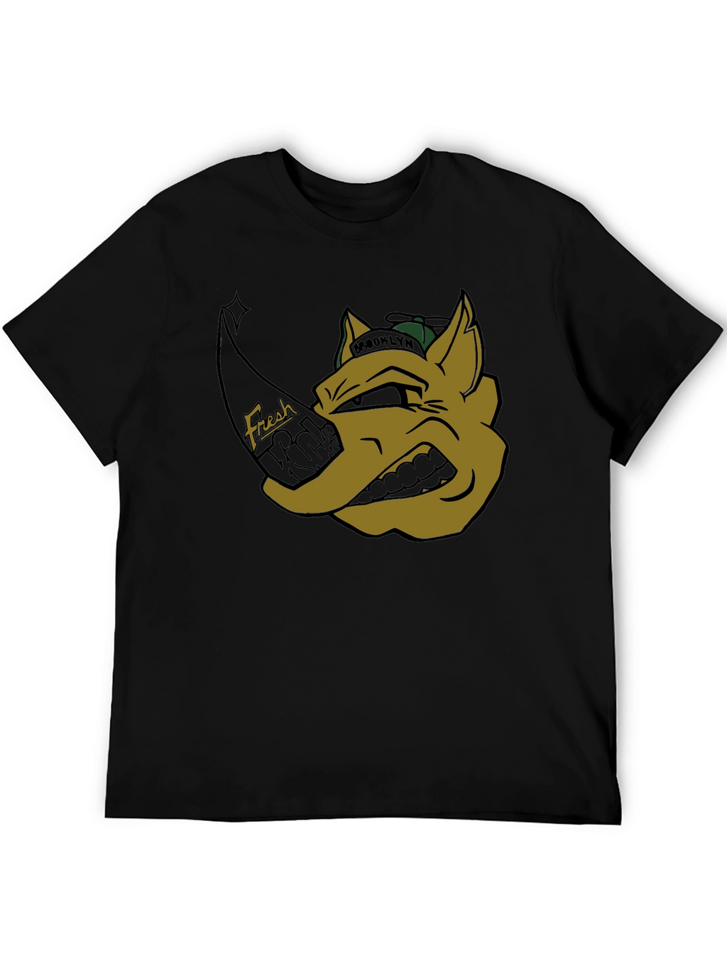 Black Graphic Tee - Fresh Kicks Rhino