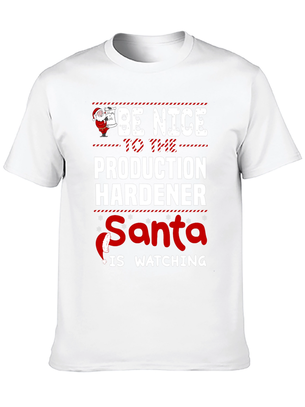 Funny Christmas Production Hardener T-Shirt
