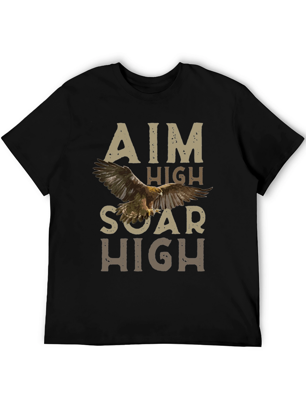 Aim High Soar High Eagle Graphic Tee