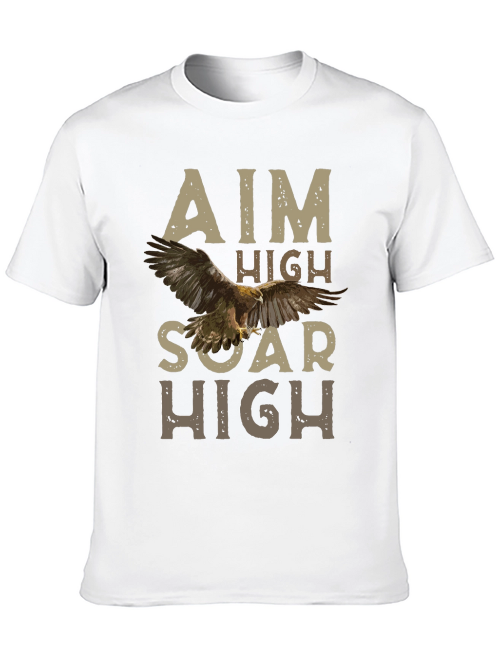 Aim High Soar High Eagle Graphic Tee