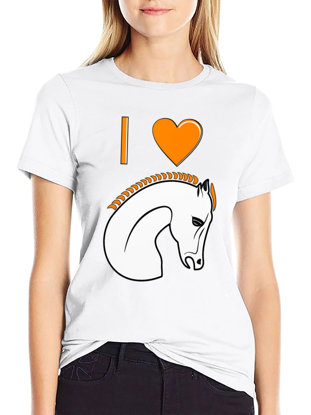 I Heart Horses Graphic T-Shirt