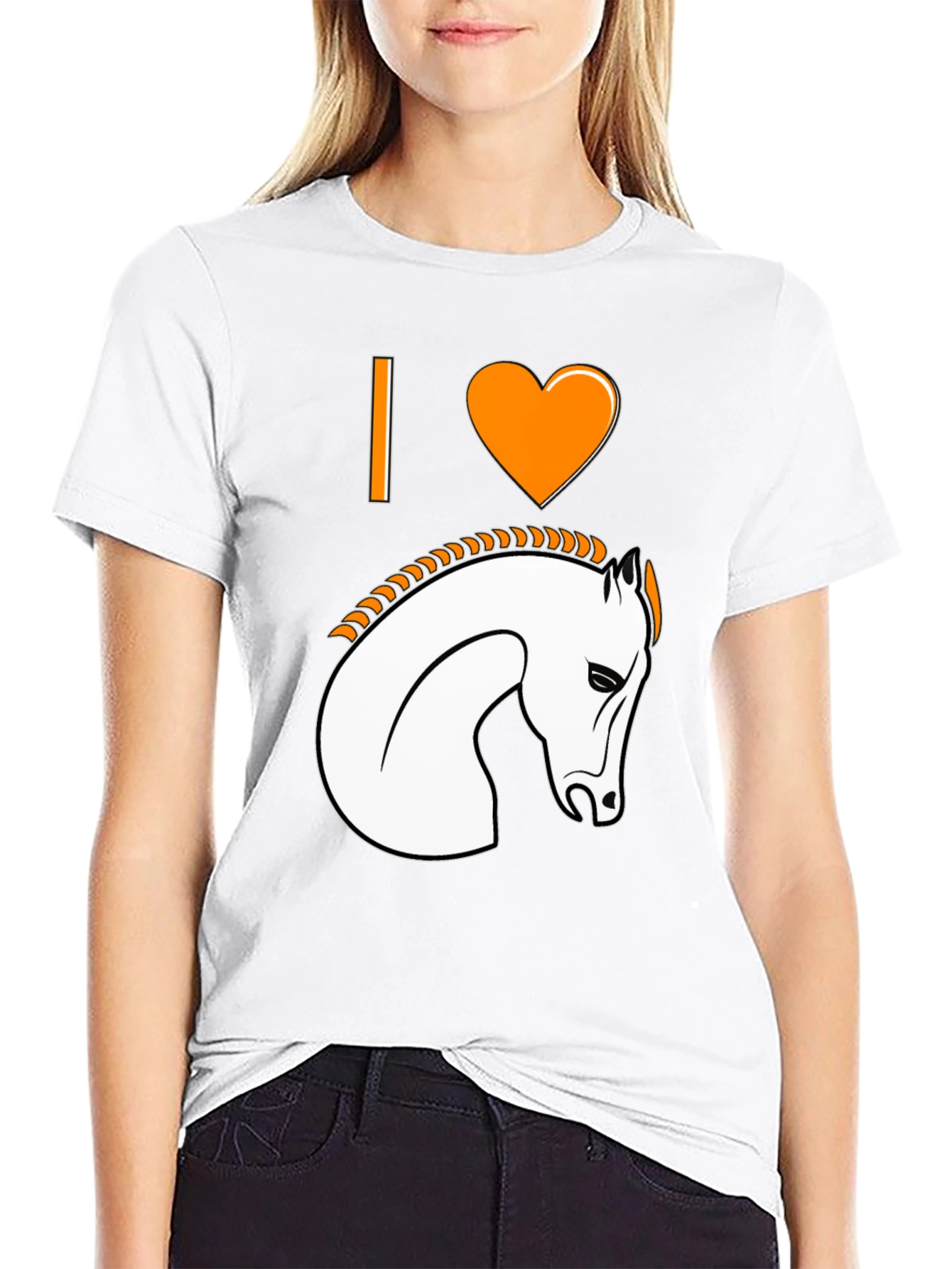 I Heart Horses Graphic T-Shirt