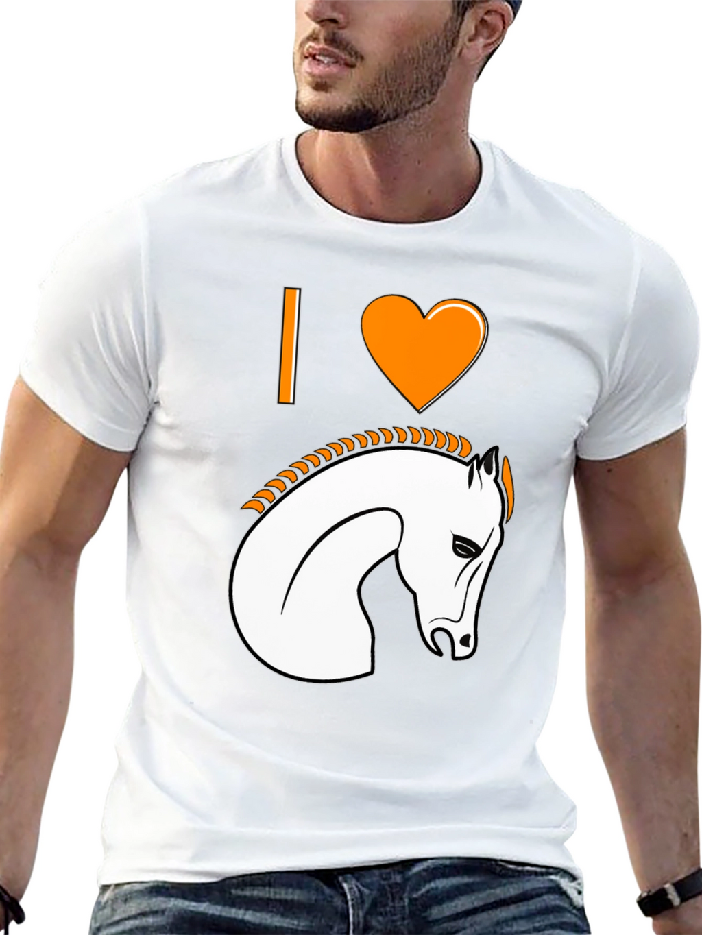 I Heart Horses Graphic T-Shirt