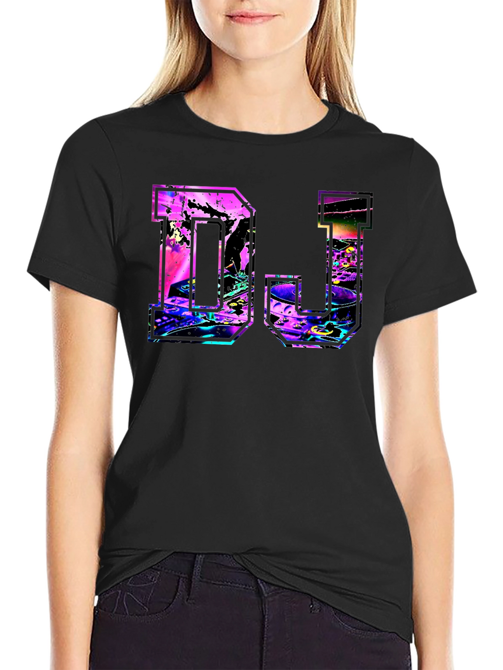 DJ Graphic T-Shirt - Black Tee