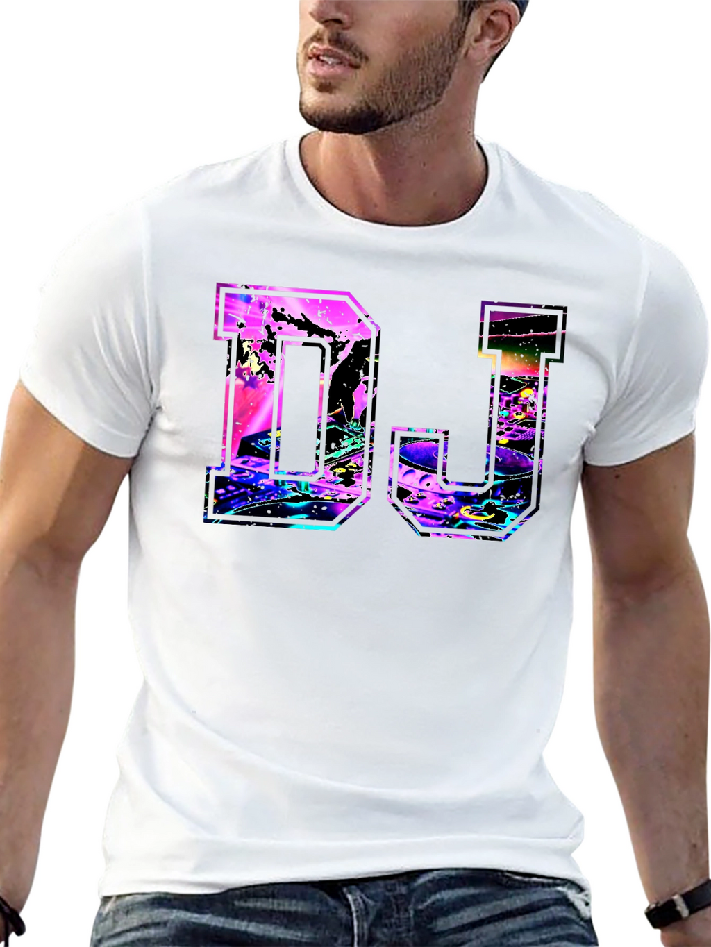 DJ Graphic T-Shirt - Black Tee