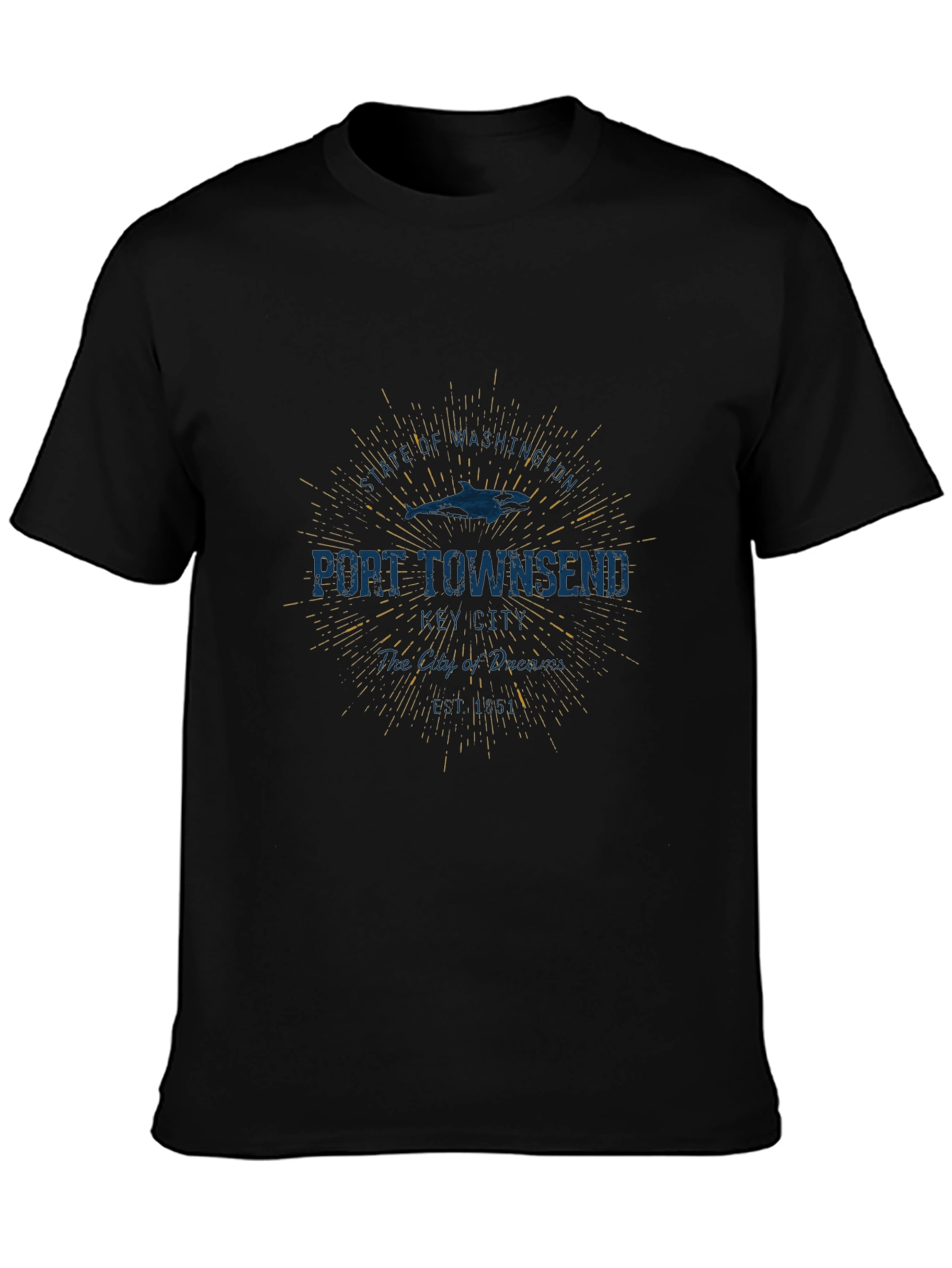 Port Townsend Graphic Tee - Retro Style