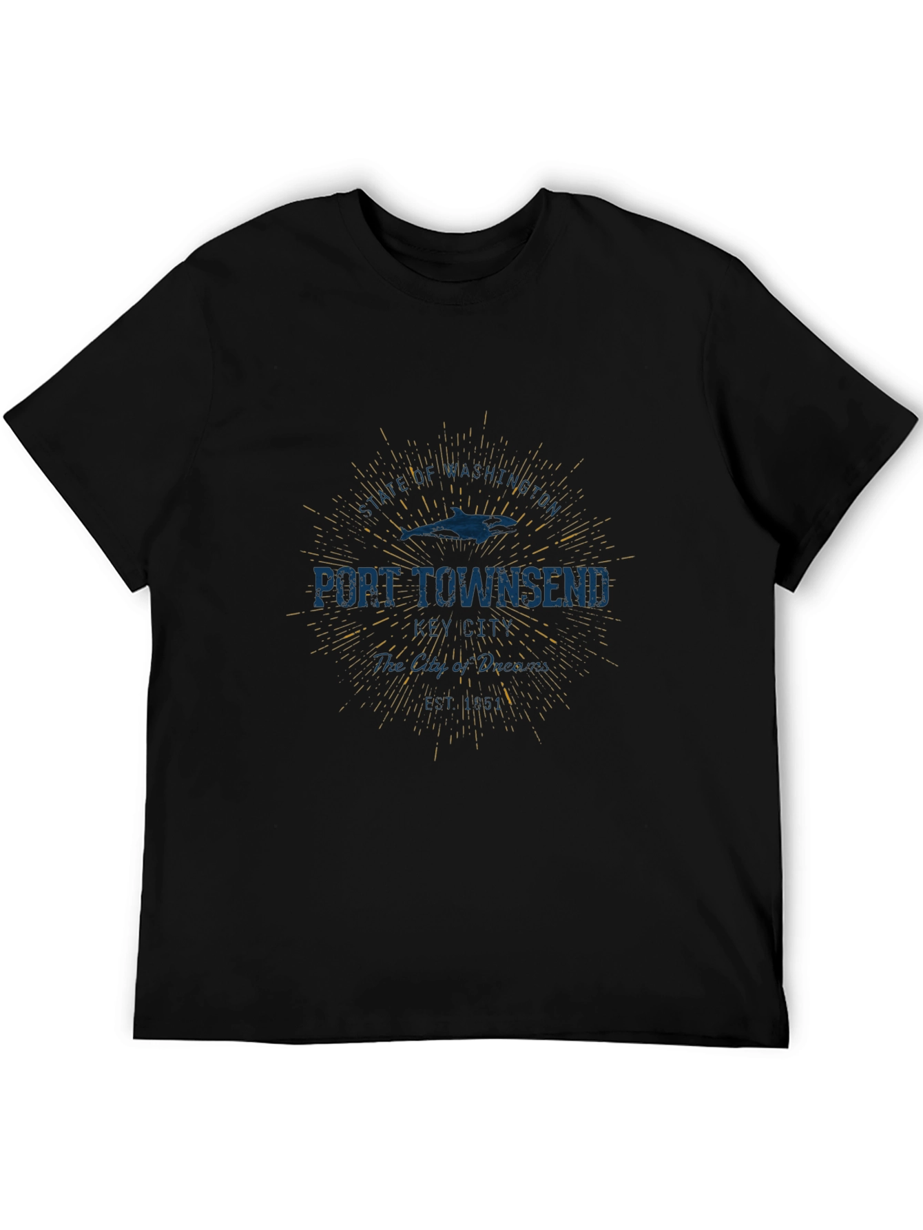 Port Townsend Graphic Tee - Retro Style