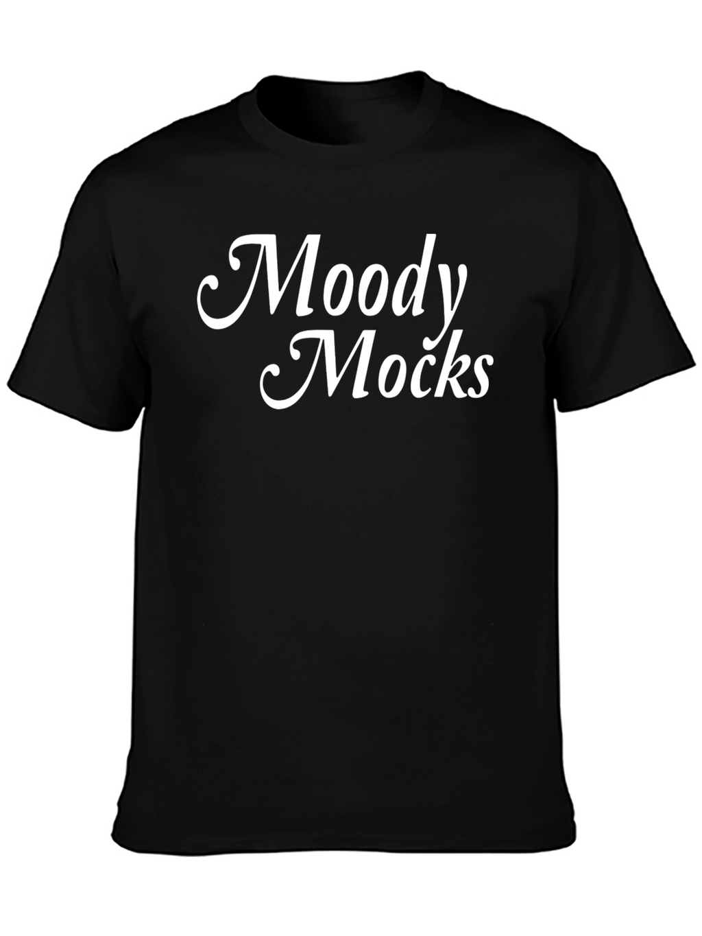 Moody Mocks Graphic Tee - Soft Black T-Shirt