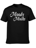 Moody Mocks Graphic Tee - Soft Black T-Shirt