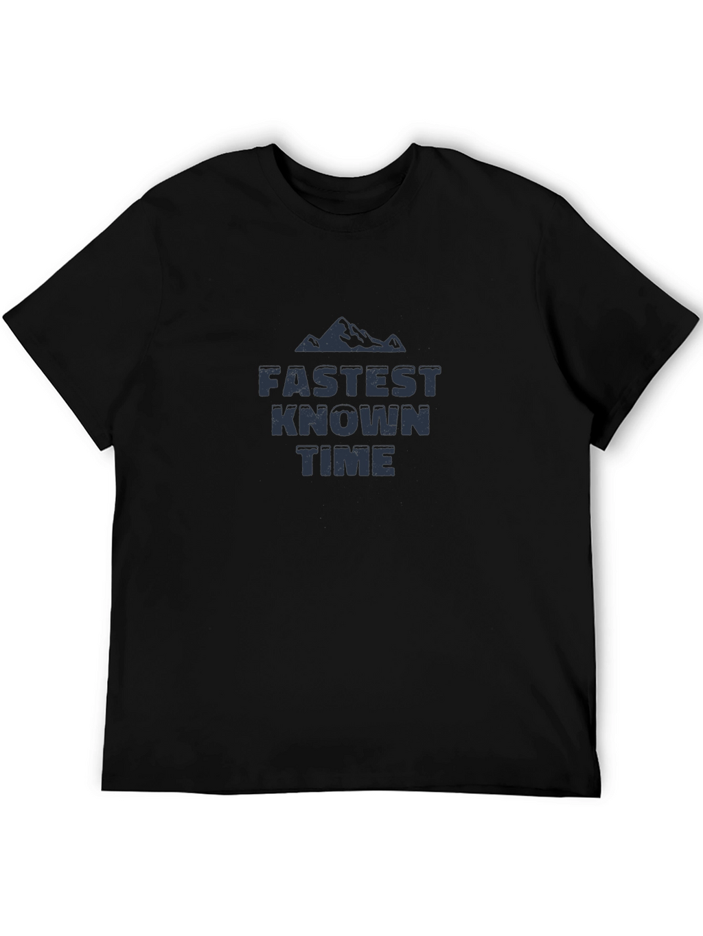 Fastest Known Time Graphic Black T-Shirt