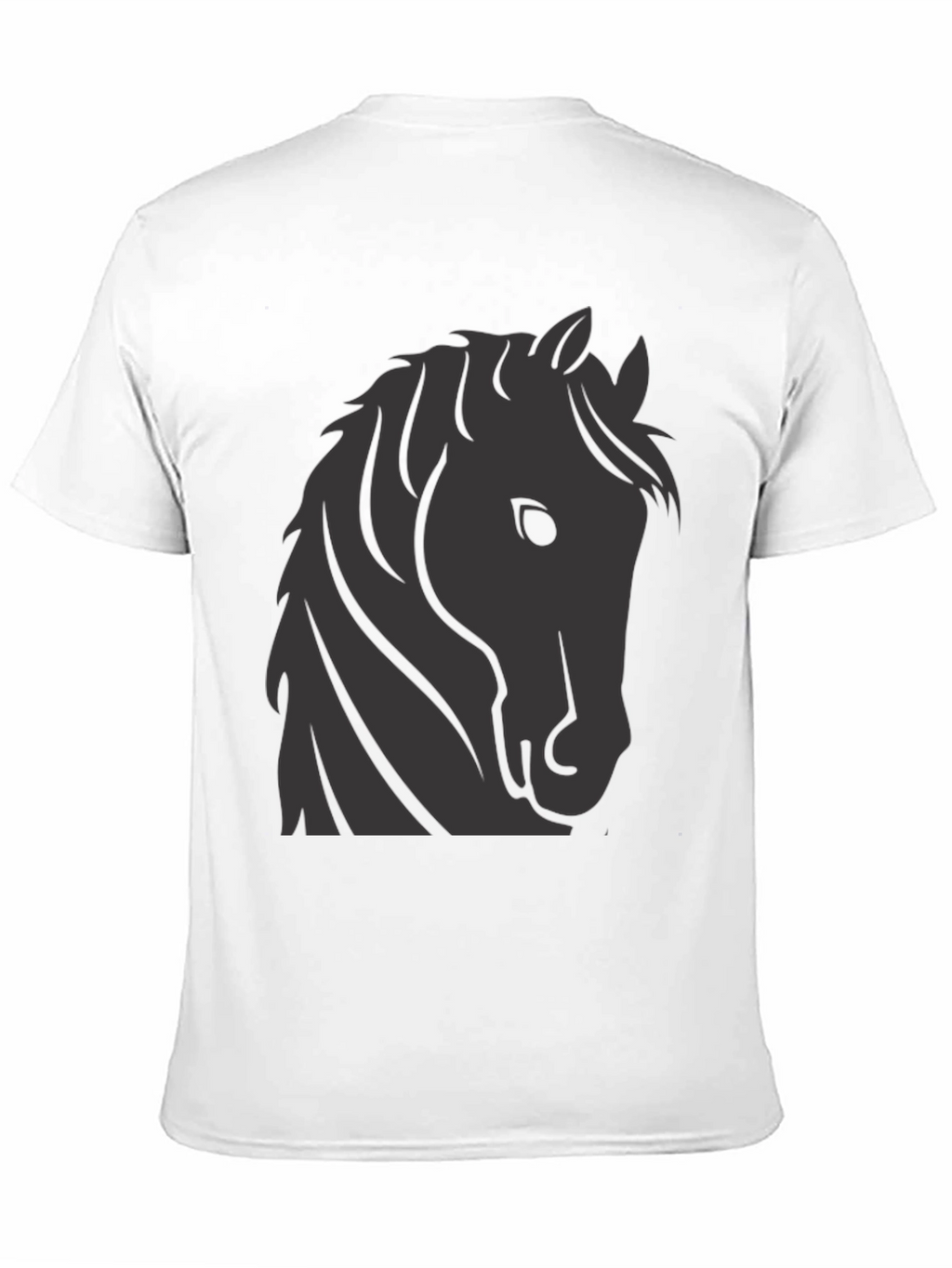 Horse Graphic Tee - Stylish Black T-Shirt