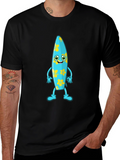 Fun Surfboard Character Graphic Tee