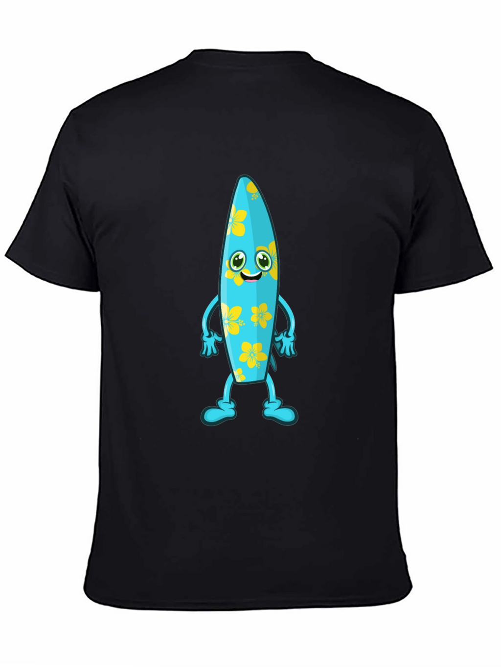 Fun Surfboard Character Graphic Tee