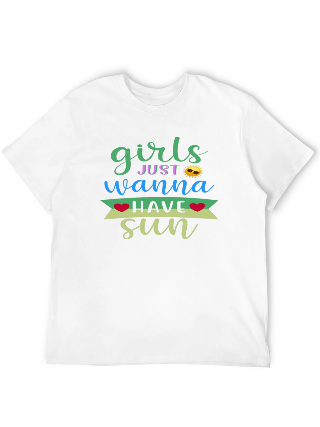 Girls Just Wanna Have Sun Graphic T-Shirt