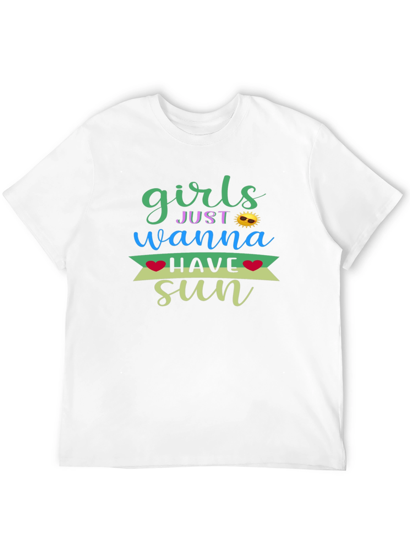 Girls Just Wanna Have Sun Graphic T-Shirt