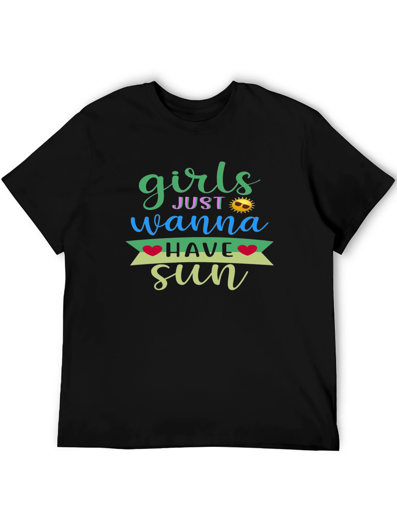 Girls Just Wanna Have Sun Graphic T-Shirt