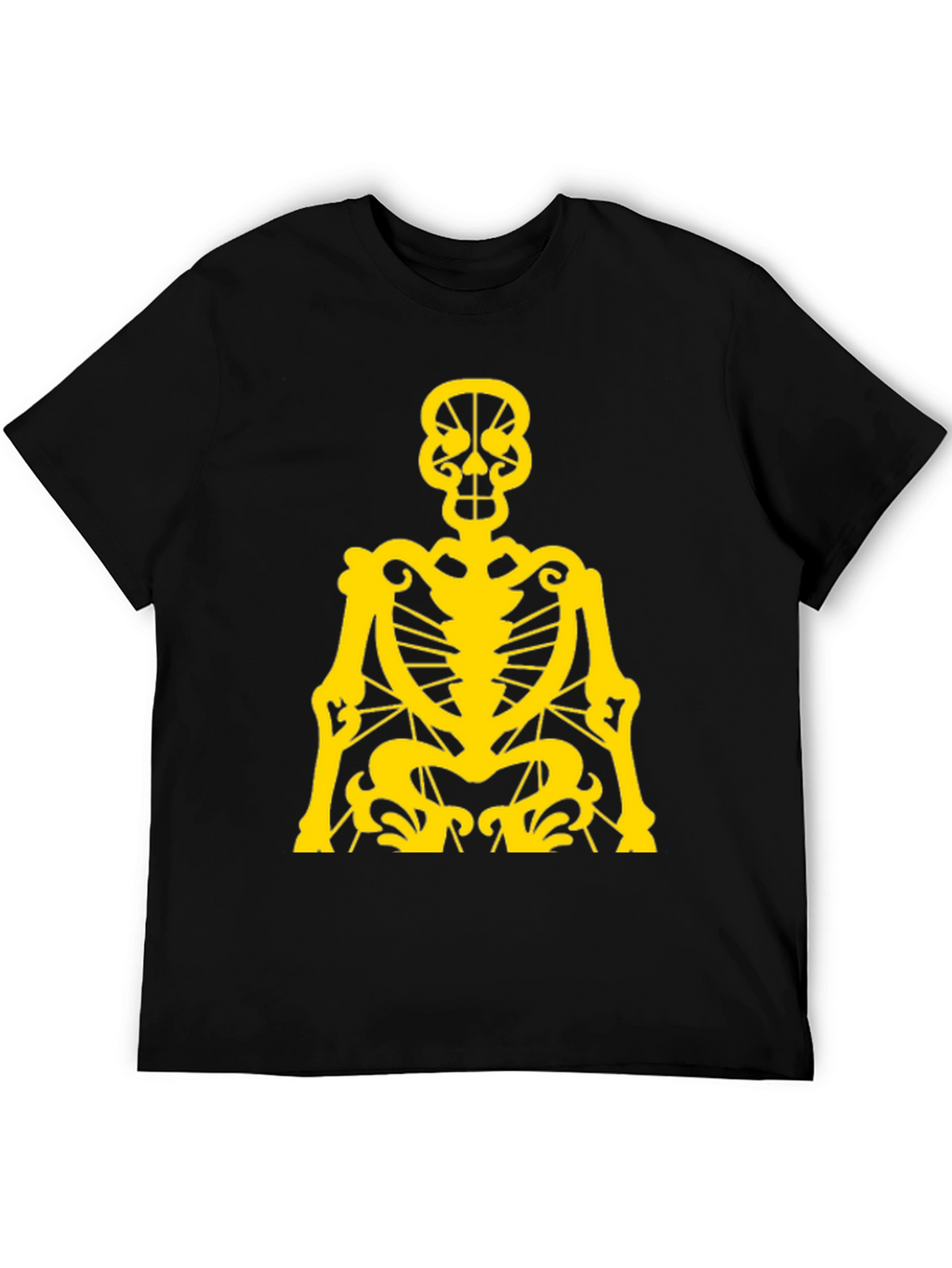 Skeleton Graphic Tee - Black