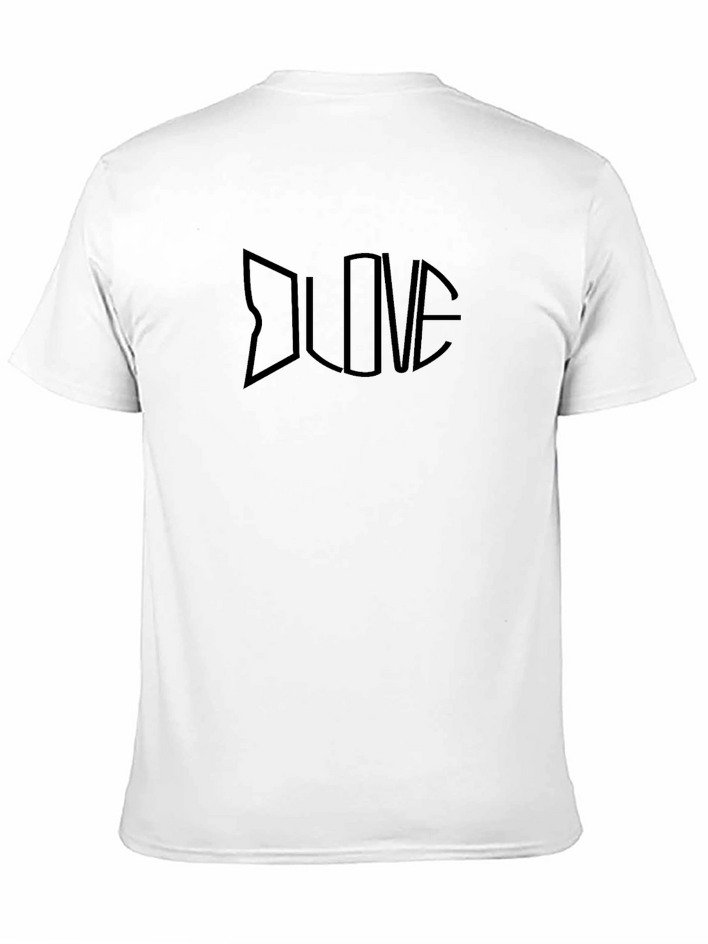 Black LOVE Graphic Tee - Minimalist Design