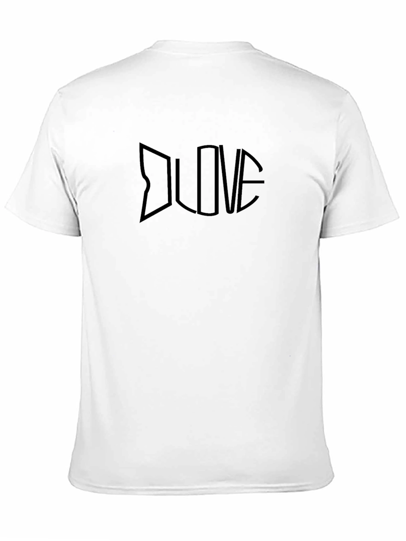 Black LOVE Graphic Tee - Minimalist Design