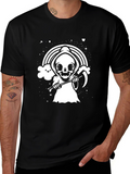 Grim Reaper Rainbow T-Shirt - Cute Death Tee