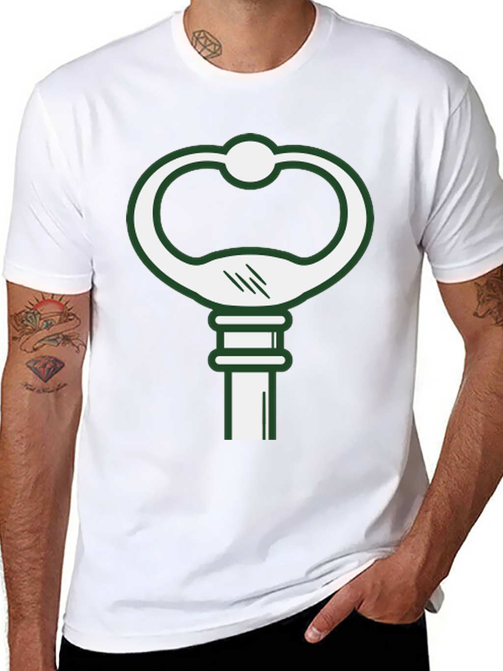 Key Graphic T-Shirt - Cool Design