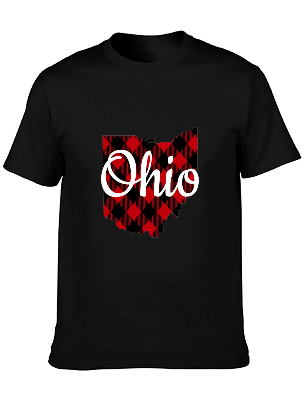 Ohio State Plaid Graphic T-Shirt