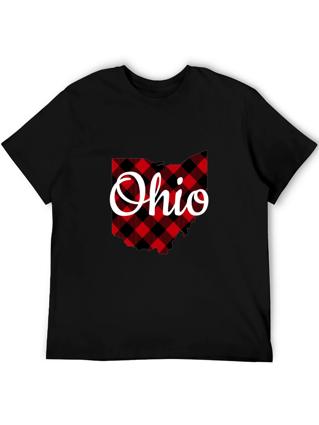 Ohio State Plaid Graphic T-Shirt