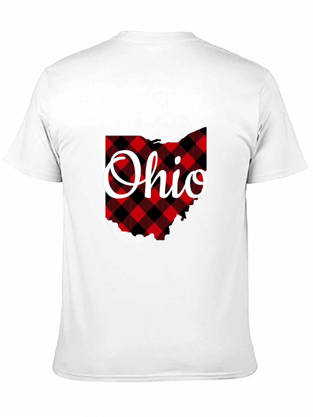 Ohio State Plaid Graphic T-Shirt