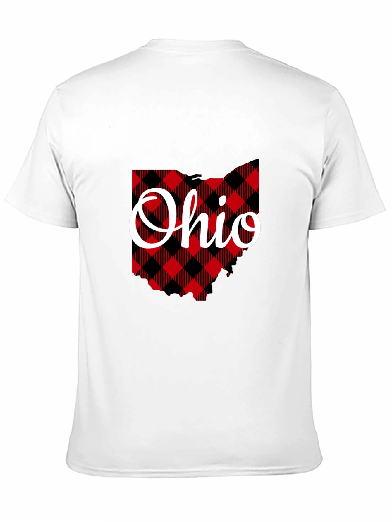 Ohio State Plaid Graphic T-Shirt