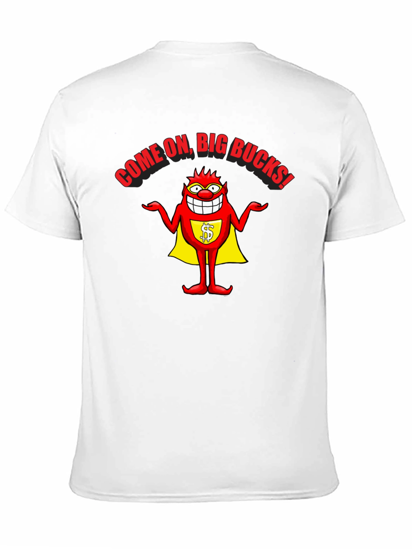 Big Bucks Graphic Tee - Black Cotton T-Shirt