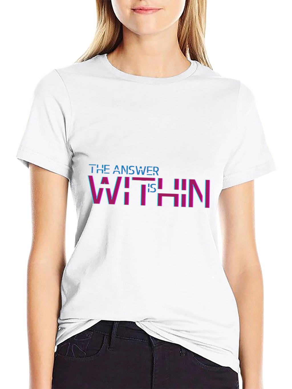 The Answer Is Within T-Shirt - Black