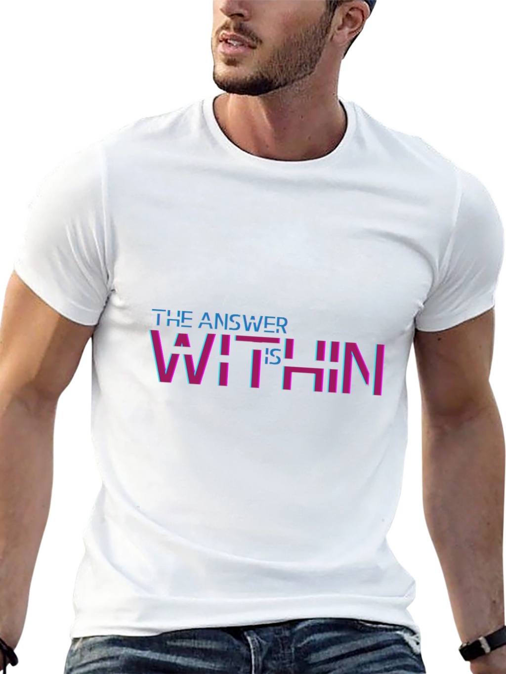The Answer Is Within T-Shirt - Black