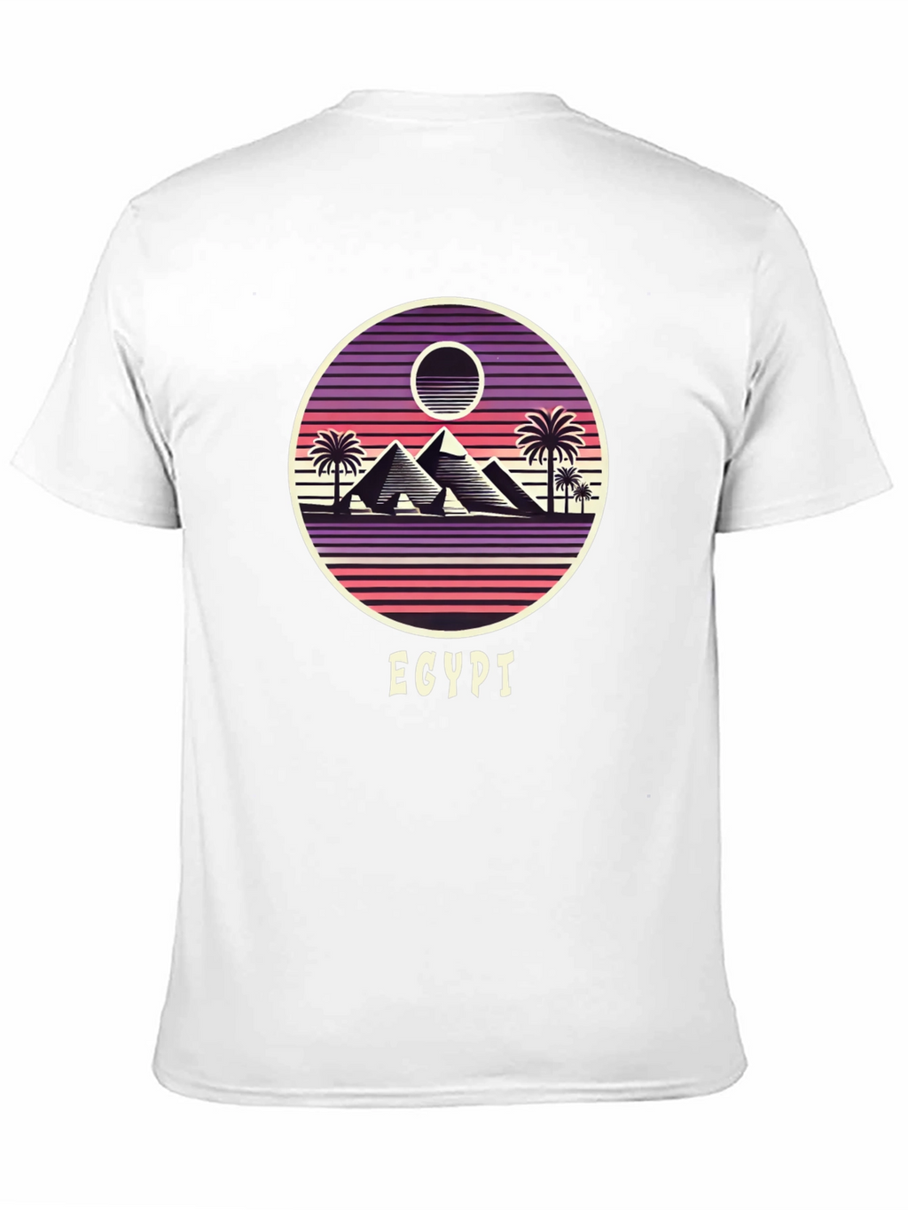 Retro Egypt Pyramid Graphic Tee - Unisex