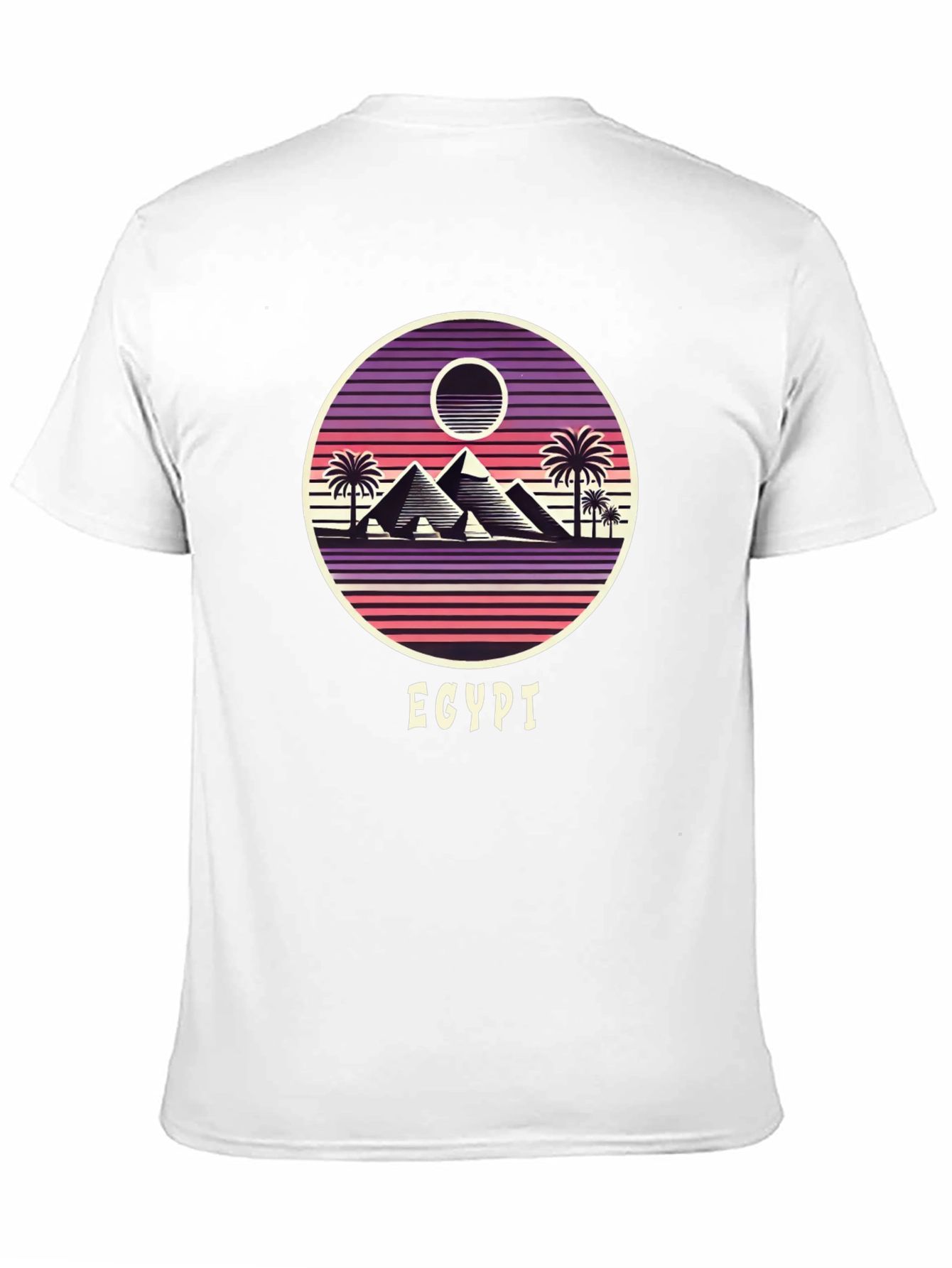 Retro Egypt Pyramid Graphic Tee - Unisex