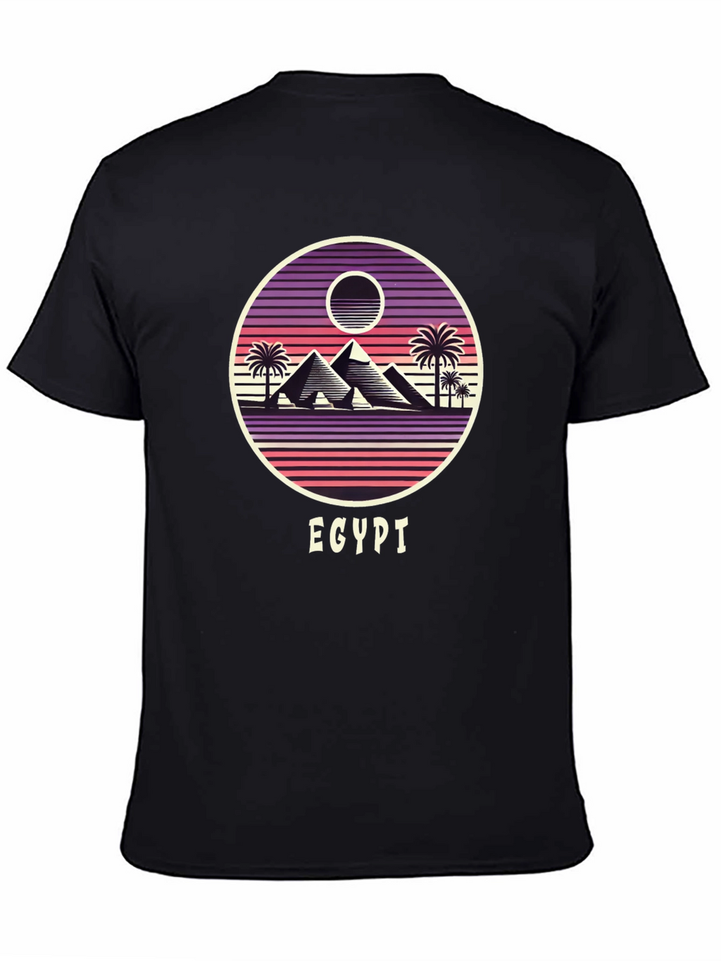 Retro Egypt Pyramid Graphic Tee - Unisex
