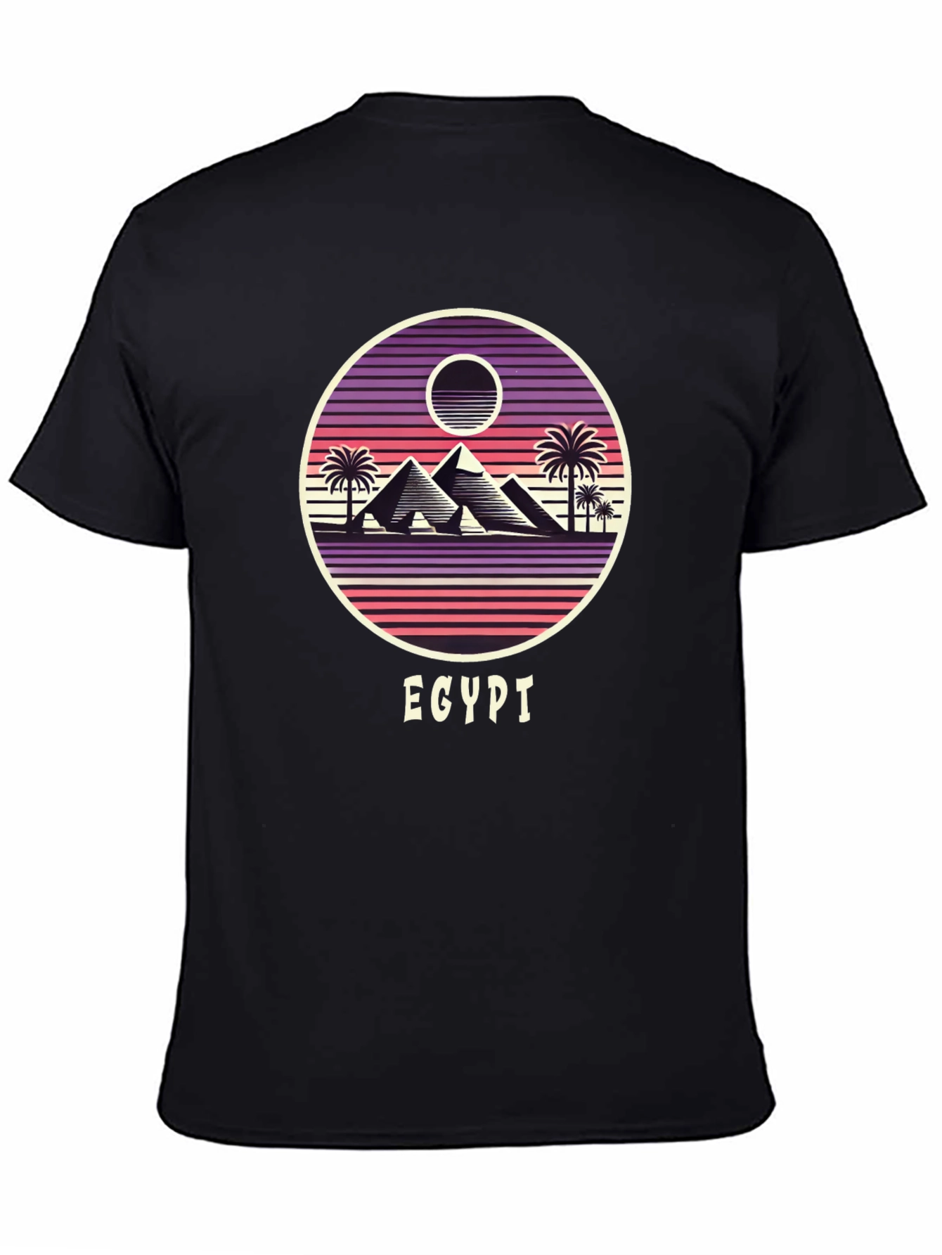 Retro Egypt Pyramid Graphic Tee - Unisex