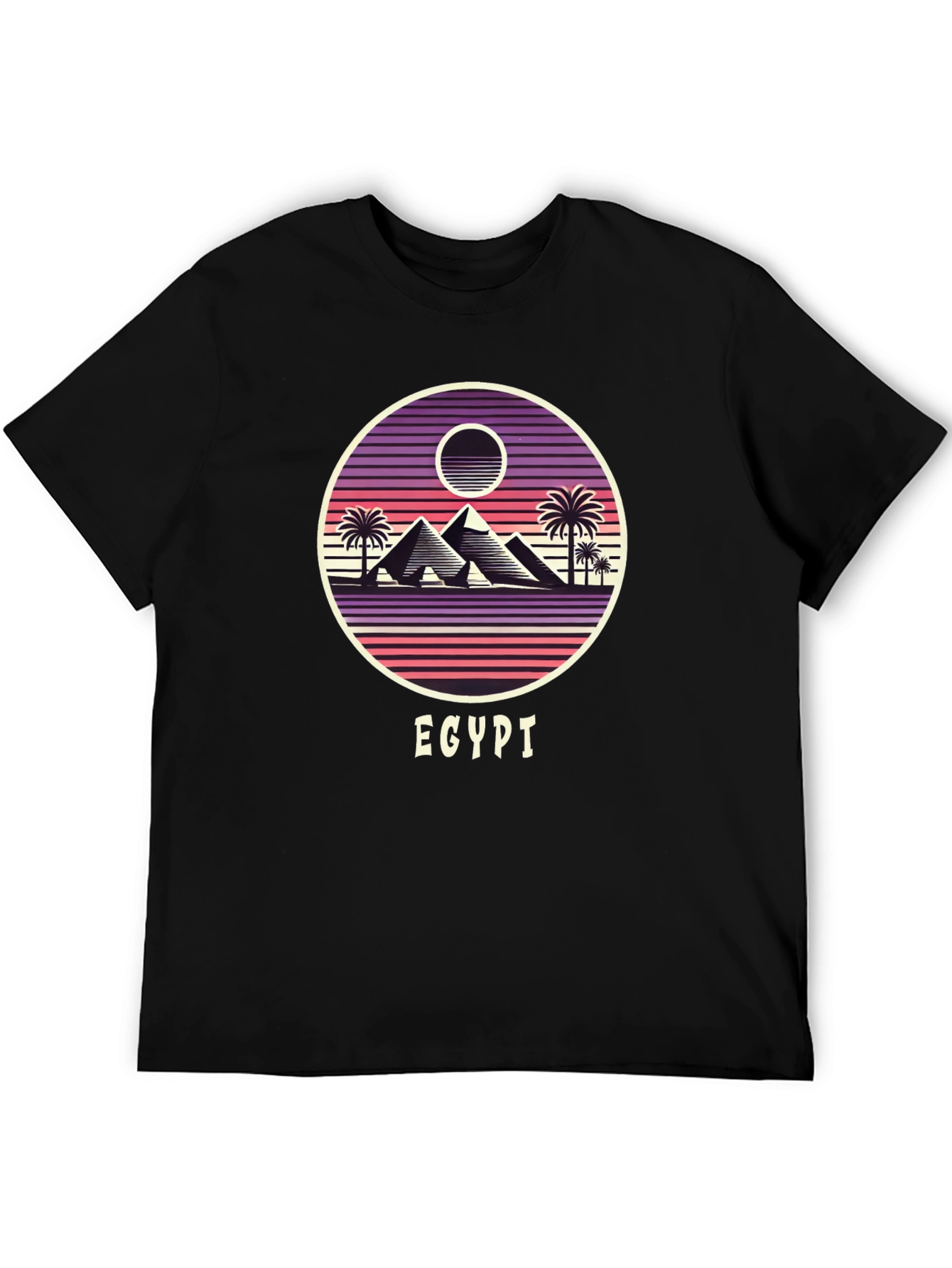 Retro Egypt Pyramid Graphic Tee - Unisex