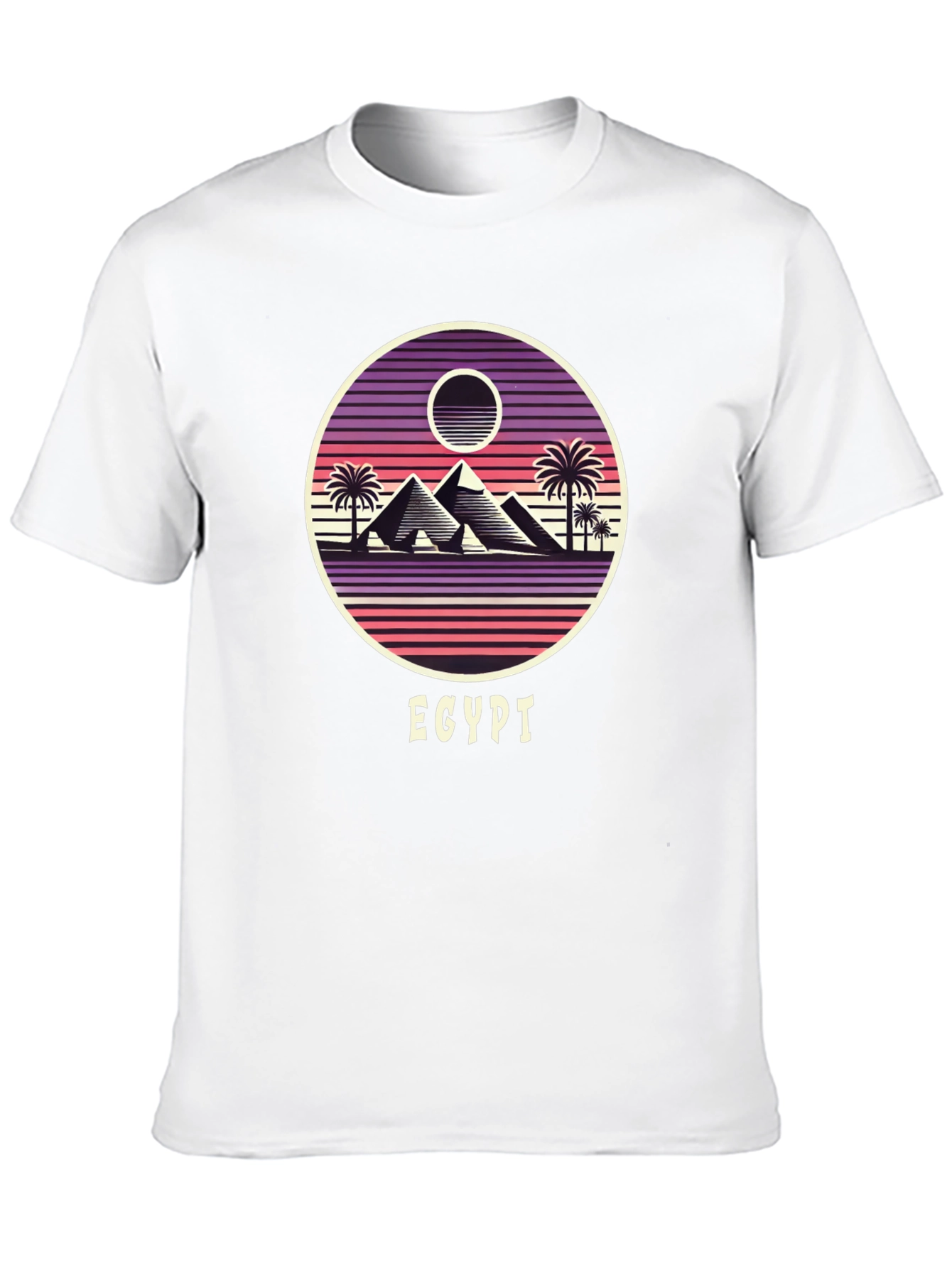 Retro Egypt Pyramid Graphic Tee - Unisex
