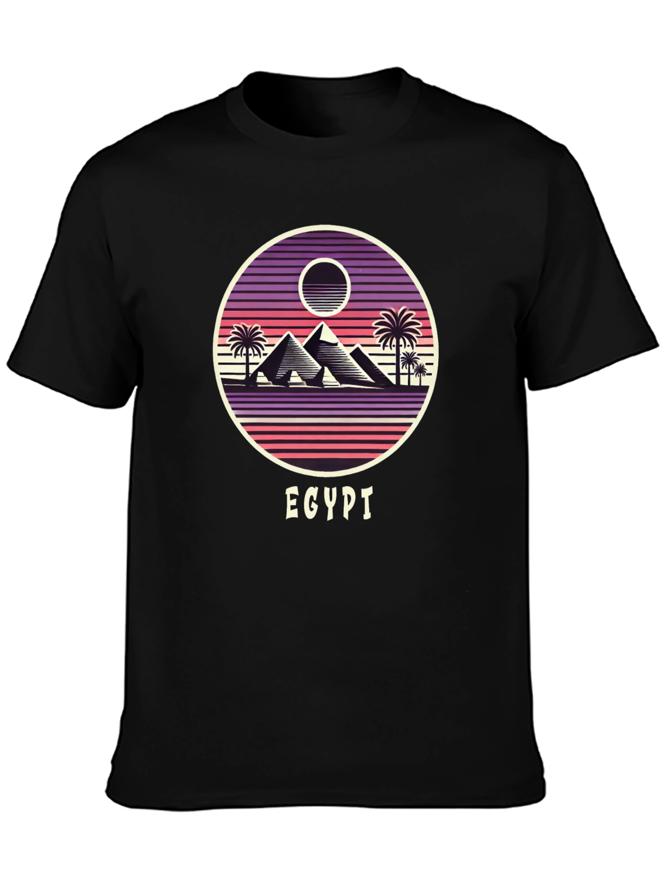 Retro Egypt Pyramid Graphic Tee - Unisex