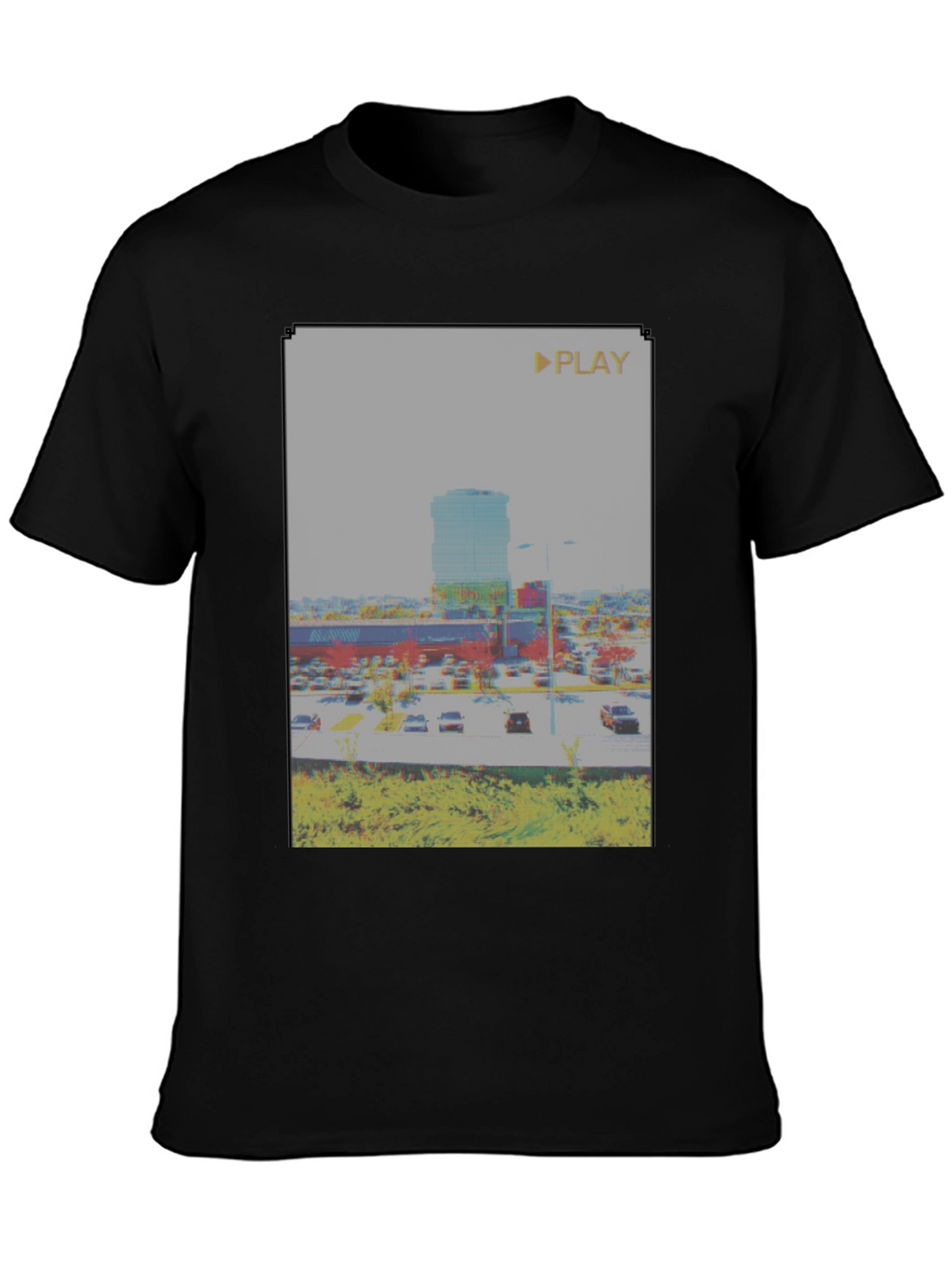 Retro Glitch T-Shirt - Vaporwave Aesthetic