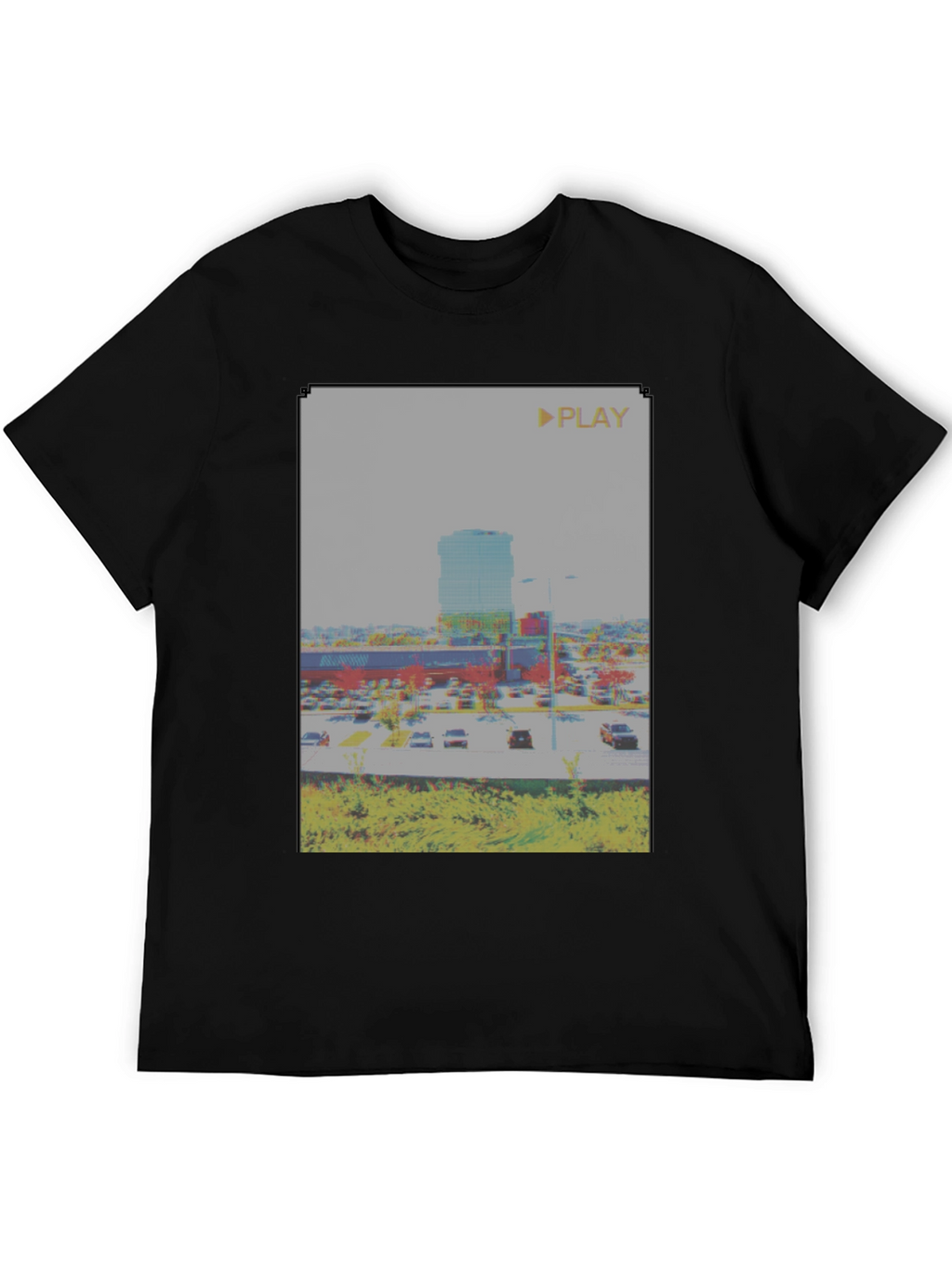 Retro Glitch T-Shirt - Vaporwave Aesthetic