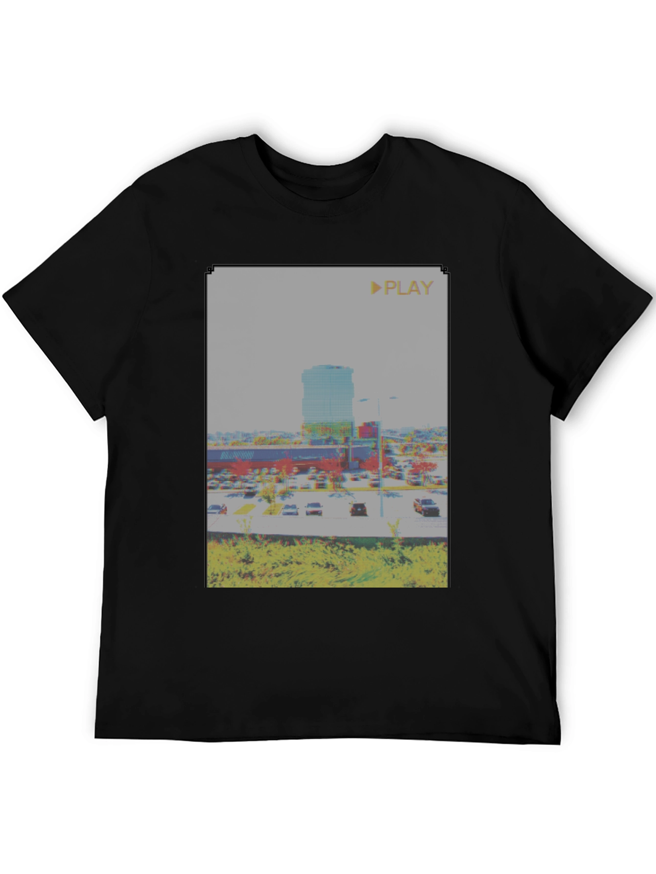 Retro Glitch T-Shirt - Vaporwave Aesthetic