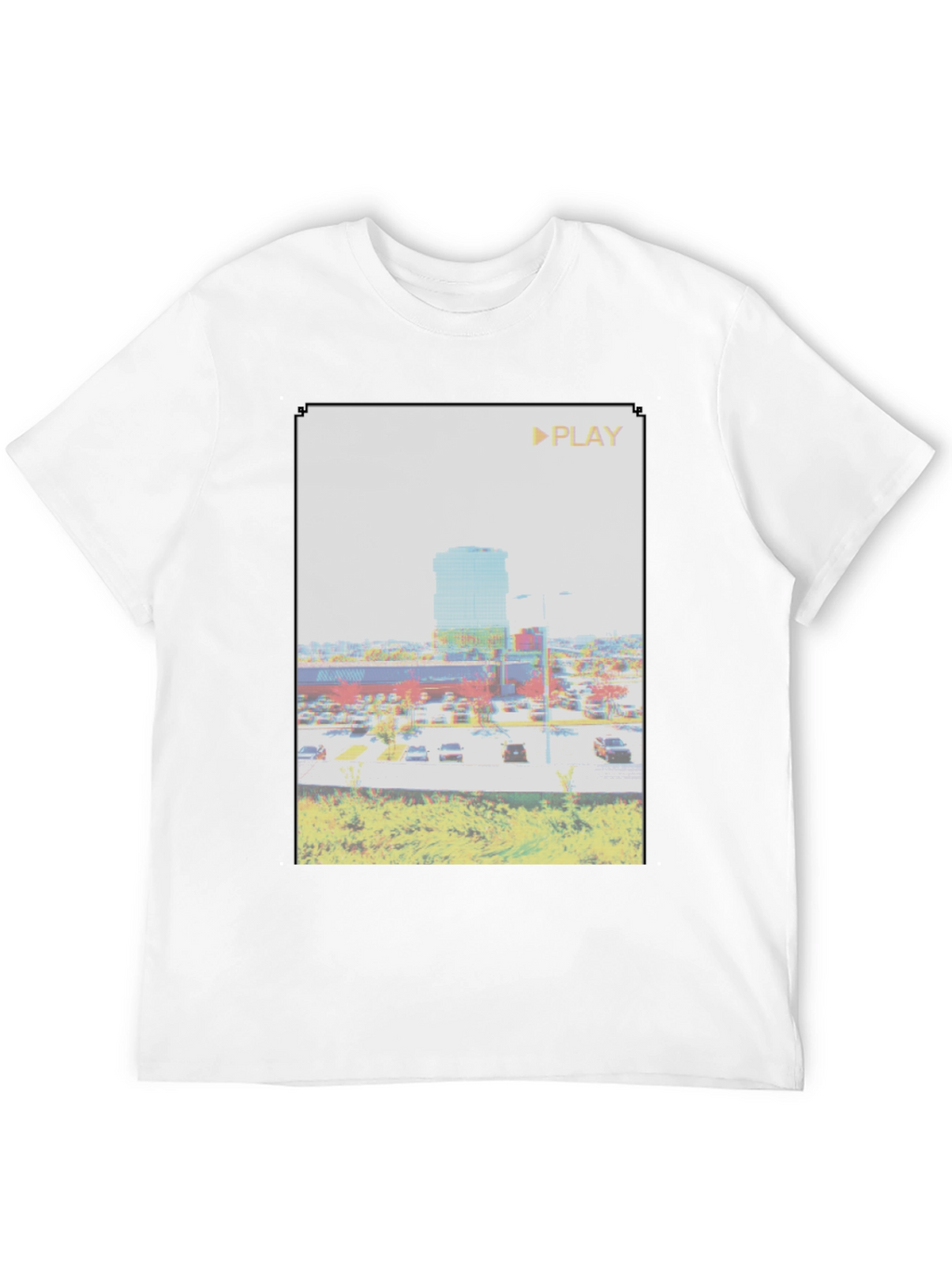 Retro Glitch T-Shirt - Vaporwave Aesthetic